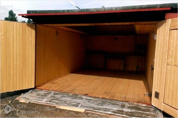 Как сделать деревянный пол в гараже своими руками — монтаж
